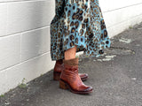 European ankle boots hand made in Portugal. Comfortable, quality leather women's boots in burnished leather.