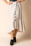 Jeanette Linen Skirt Available in 3 colours