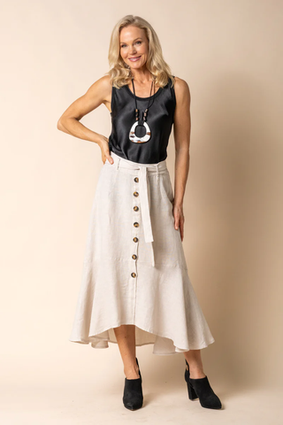 Imagine Jeanette Skirt Taupe