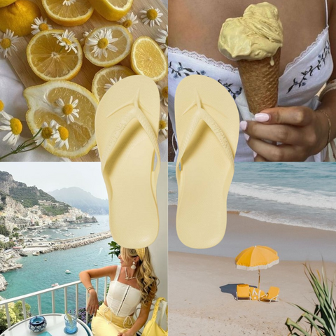 Archies Jandals Lemon