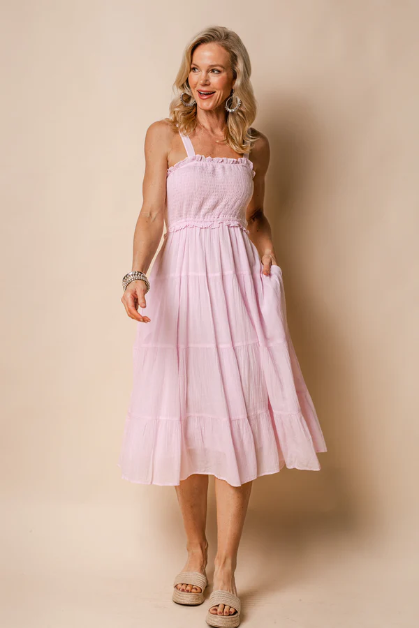 Imagine Pierre Dress Pink