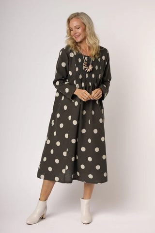Imagine Nellie Dress Khaki