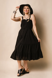 Imagine Pierre Dress Black