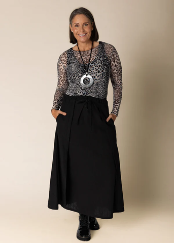 Imagine Rylie Skirt Black