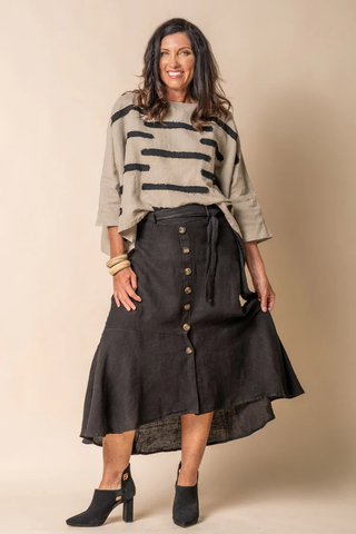 Imagine Jeanette Skirt Black
