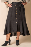 Jeanette Linen Skirt Available in 3 colours