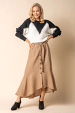 Jeanette Linen Skirt Available in 3 colours